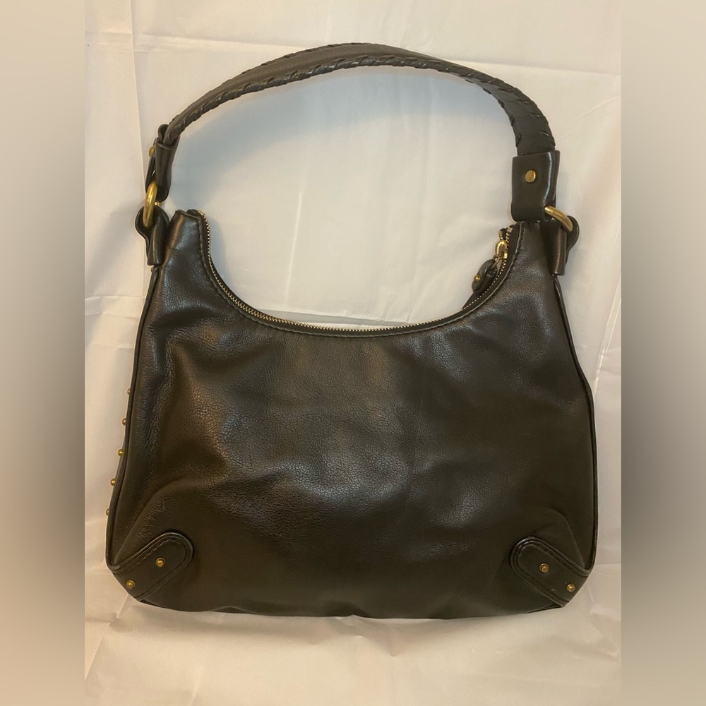 Michael Kors Leather Black Ashbury Hobo Bag